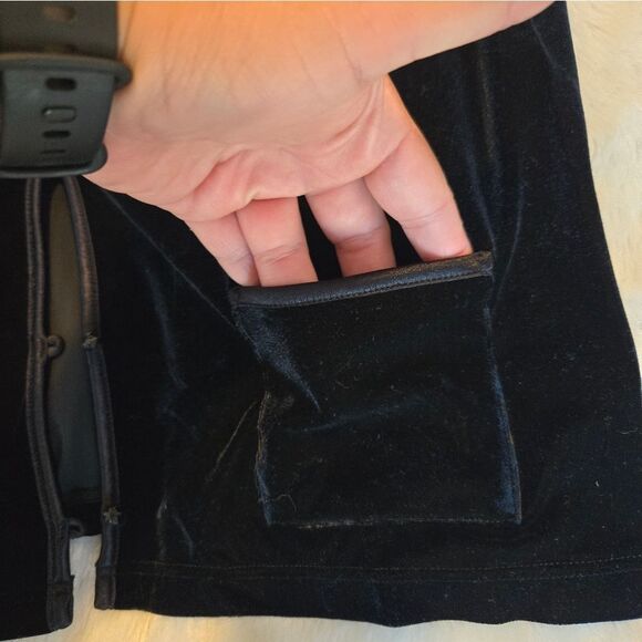 American Girl© Cardigan Junior L Black Velvety Shrug Sweater Dressy - Picture 6 of 13